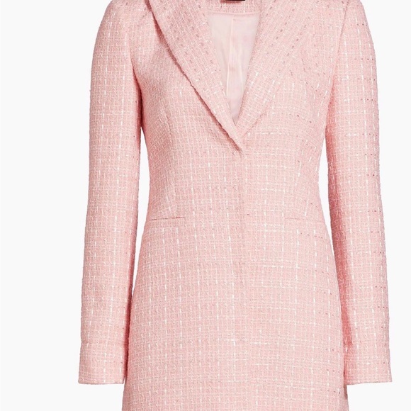 Alice + Olivia Dresses & Skirts - Alice + Olivia Pink Tweed Mini Dress